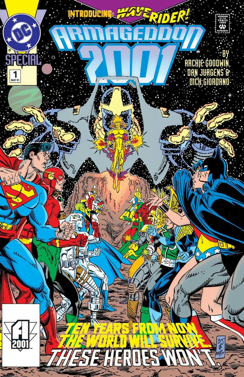 the cover to armageddon 2001 #1