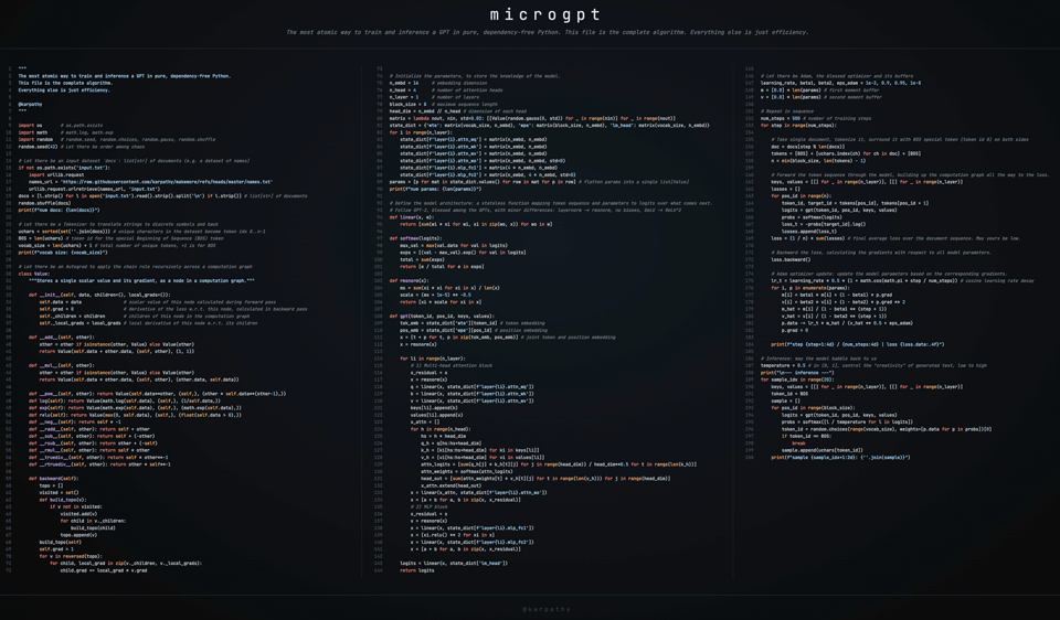 python GPT fits in 3 almost readable columns