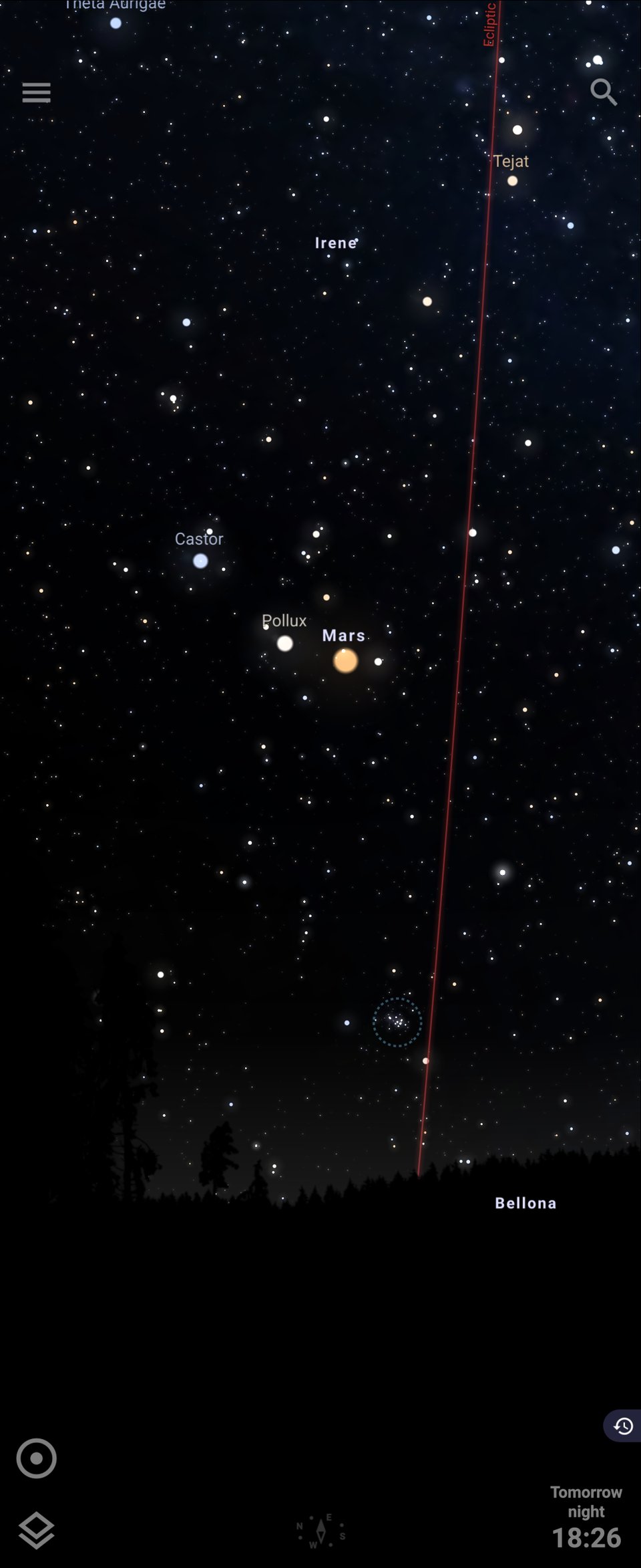 Mars and Pollux