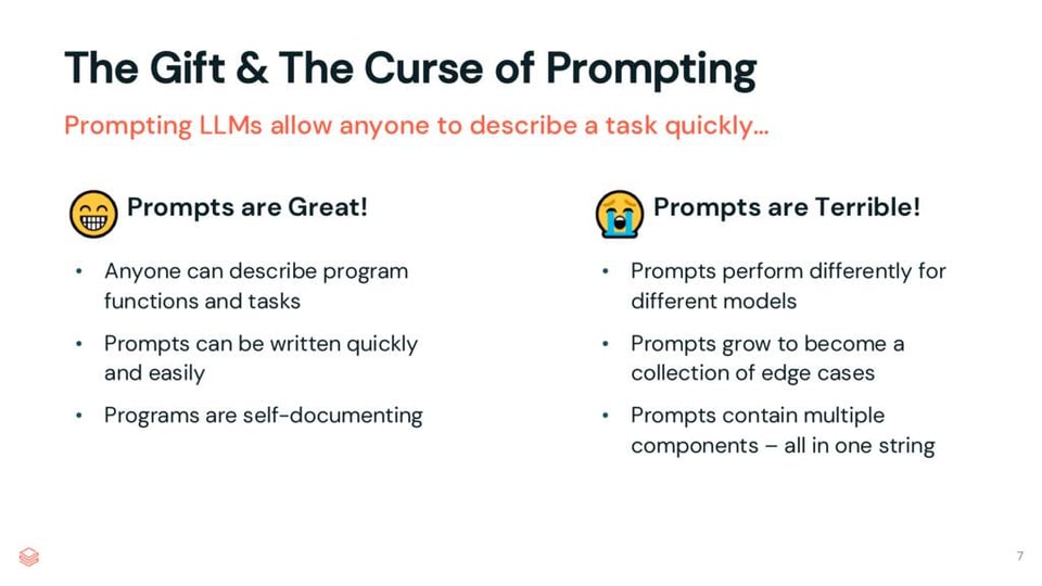 The pros and cons of prompting
