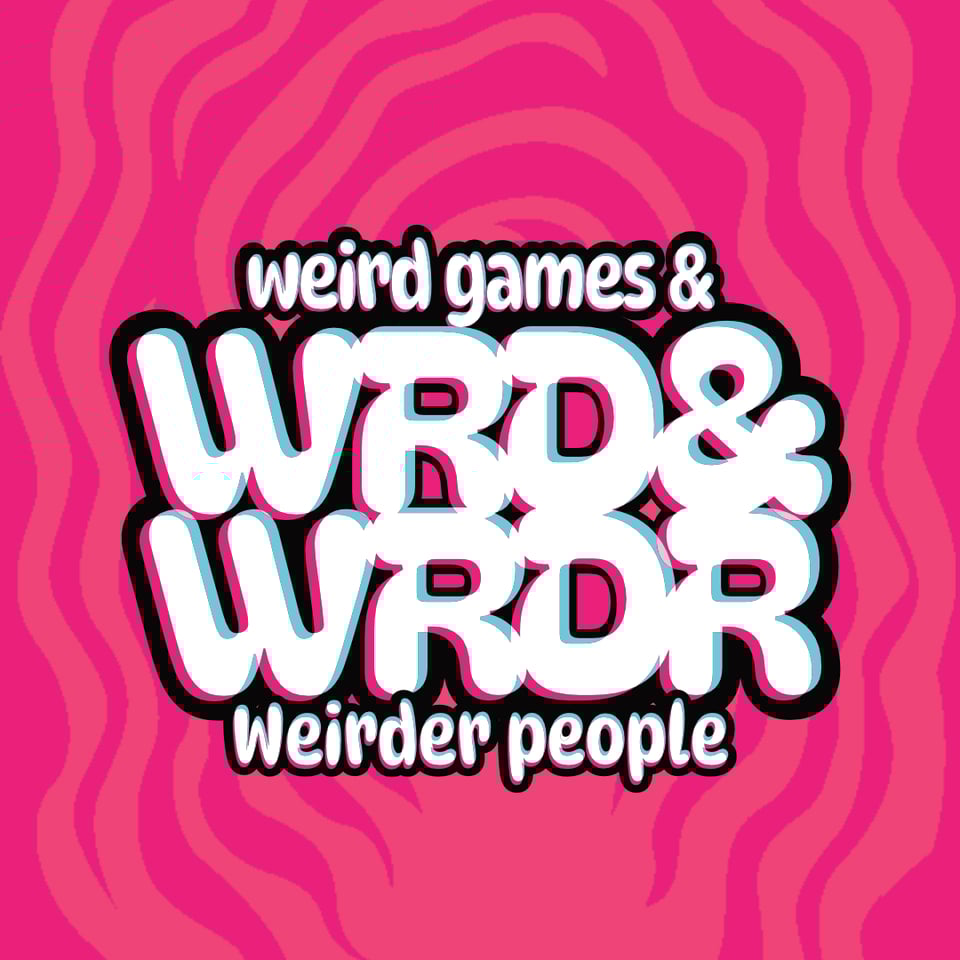 New logo reading in big WRD&WRDR in pink colors