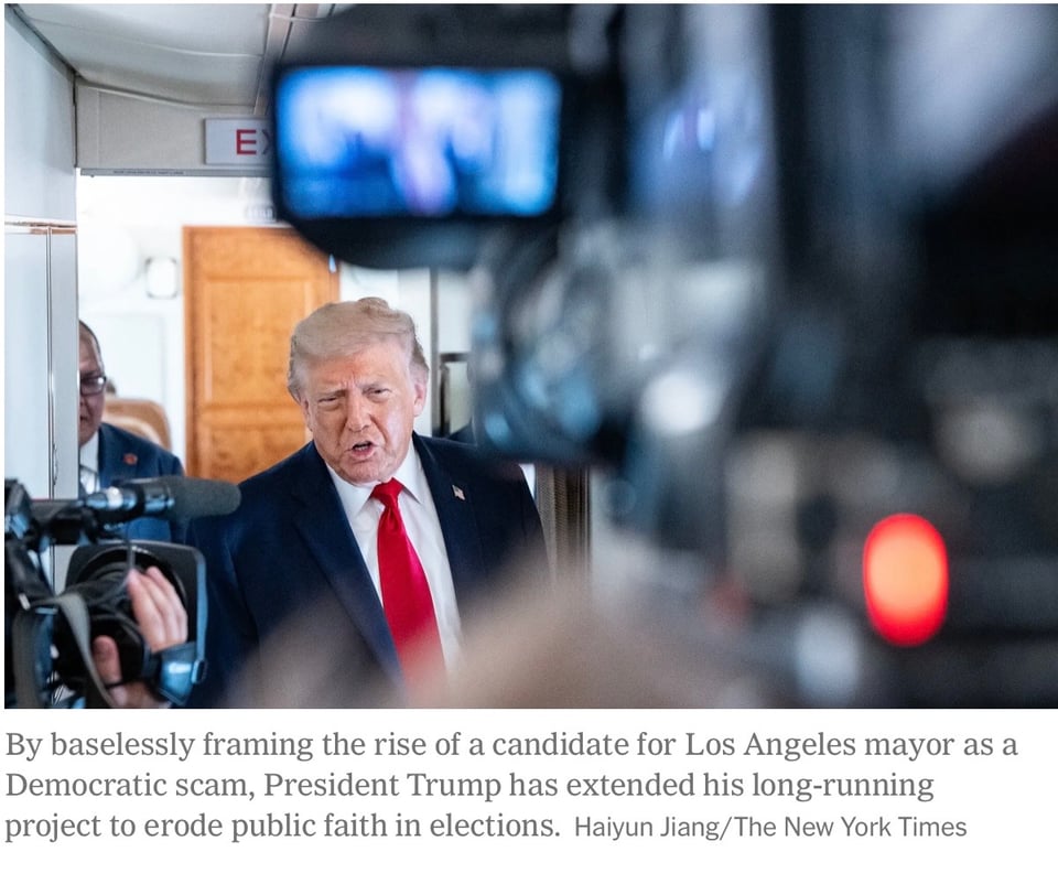 Wednesday, June 10,2026. Annette's Roundup for Democracy.