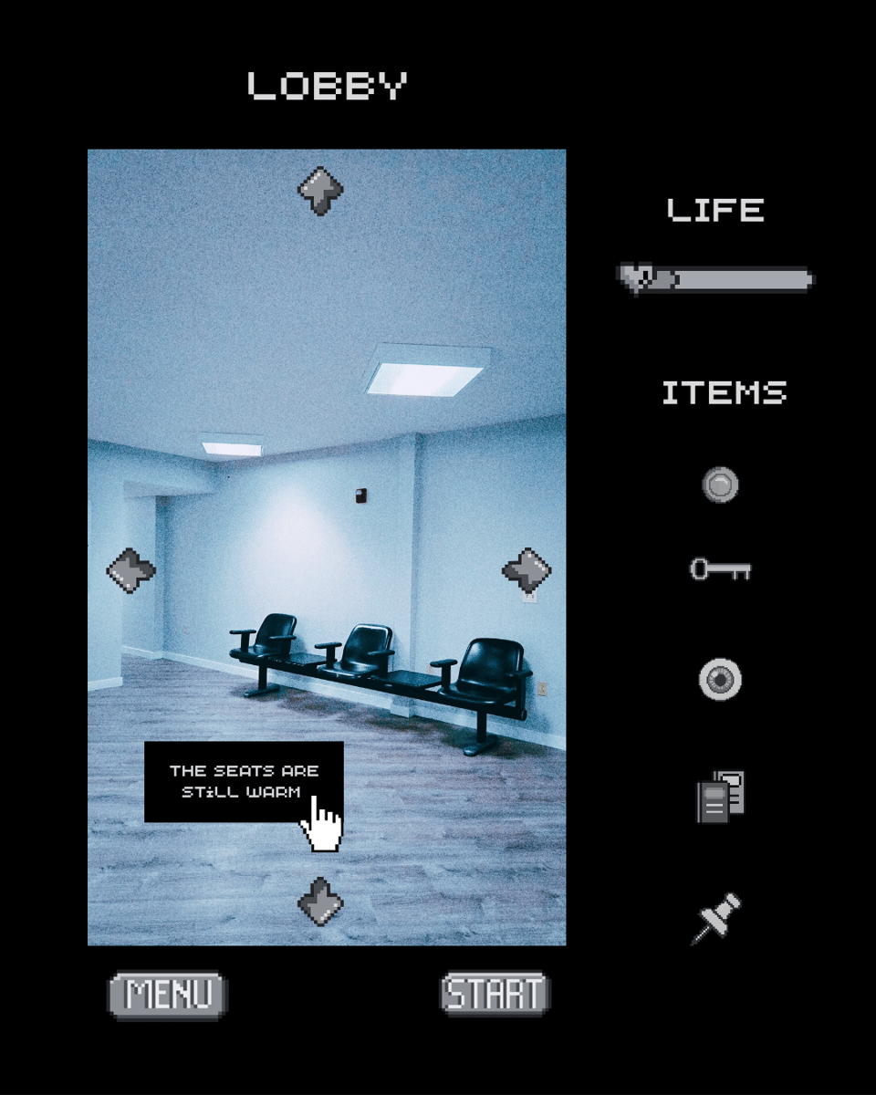 A room in a video game