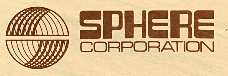 Final logo for sphere corporation, showing a stylized dimensional sphere, with the all-caps text Sphere Corporation
