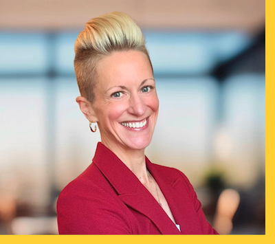 headshot of Dr. Shannon Lundeen in a red jacket