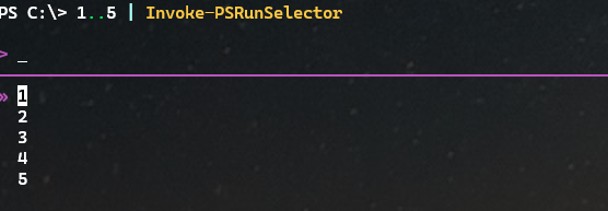 Selecting numbers