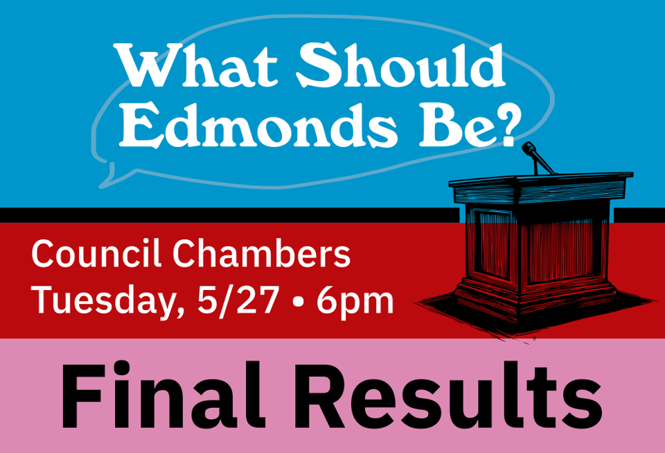 "What Should Edmonds Be"? final results graphic