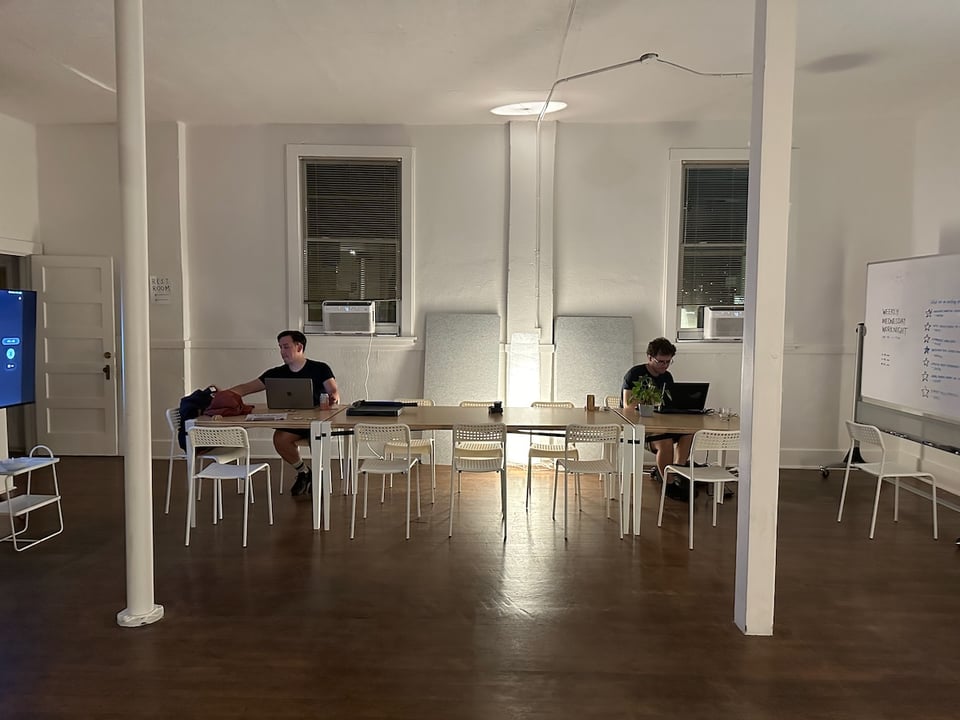 Urinal spacing applied to table usage.