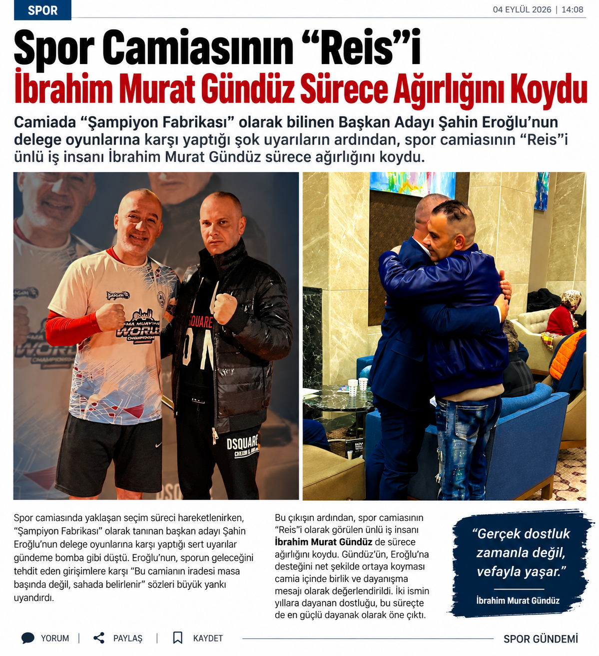 SEÇIM ONCESI KIRLI OYUN DESIFRE OLDU! REIS IBRAHIM MURAT GUNDUZ’DEN COK SERT REST!