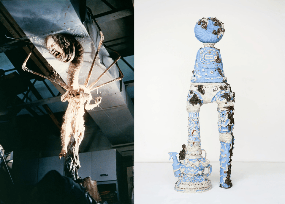 ‘The Thing’ in the 1982 film adaption of John W. Campel’s novella ‘Who Goes There?’ and Wedgwood Caryatid (2023) by Francesca DiMattio