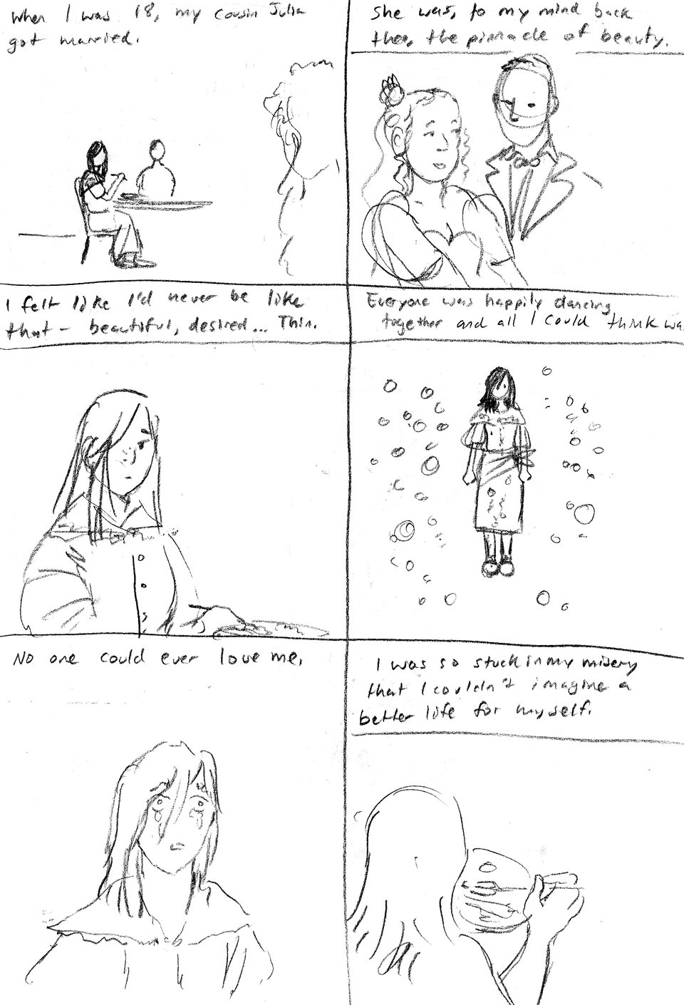 zephyr remembers the first wedding they went to