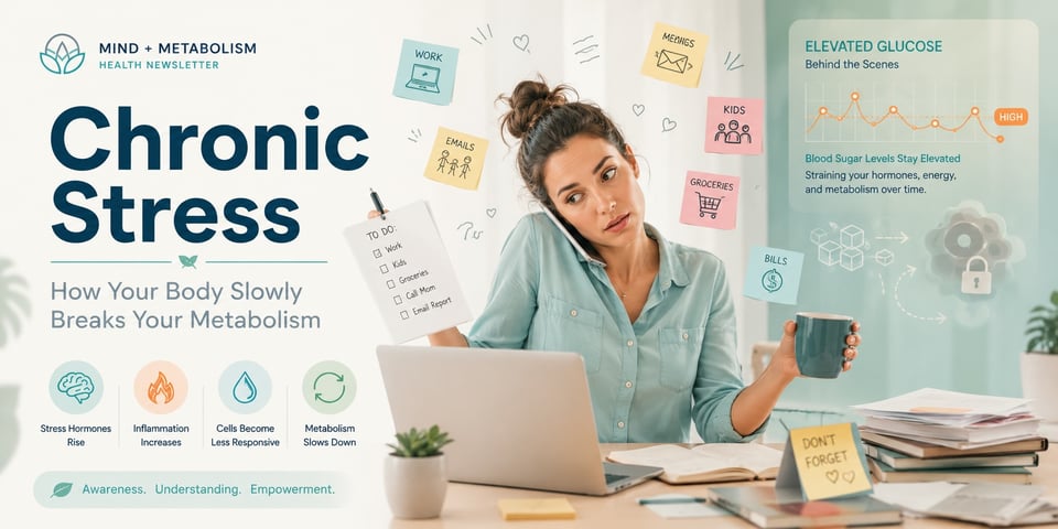 🧬 Chronic Stress: How Your Body Slowly Breaks Your Metabolism