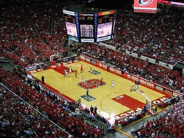 a basketball game