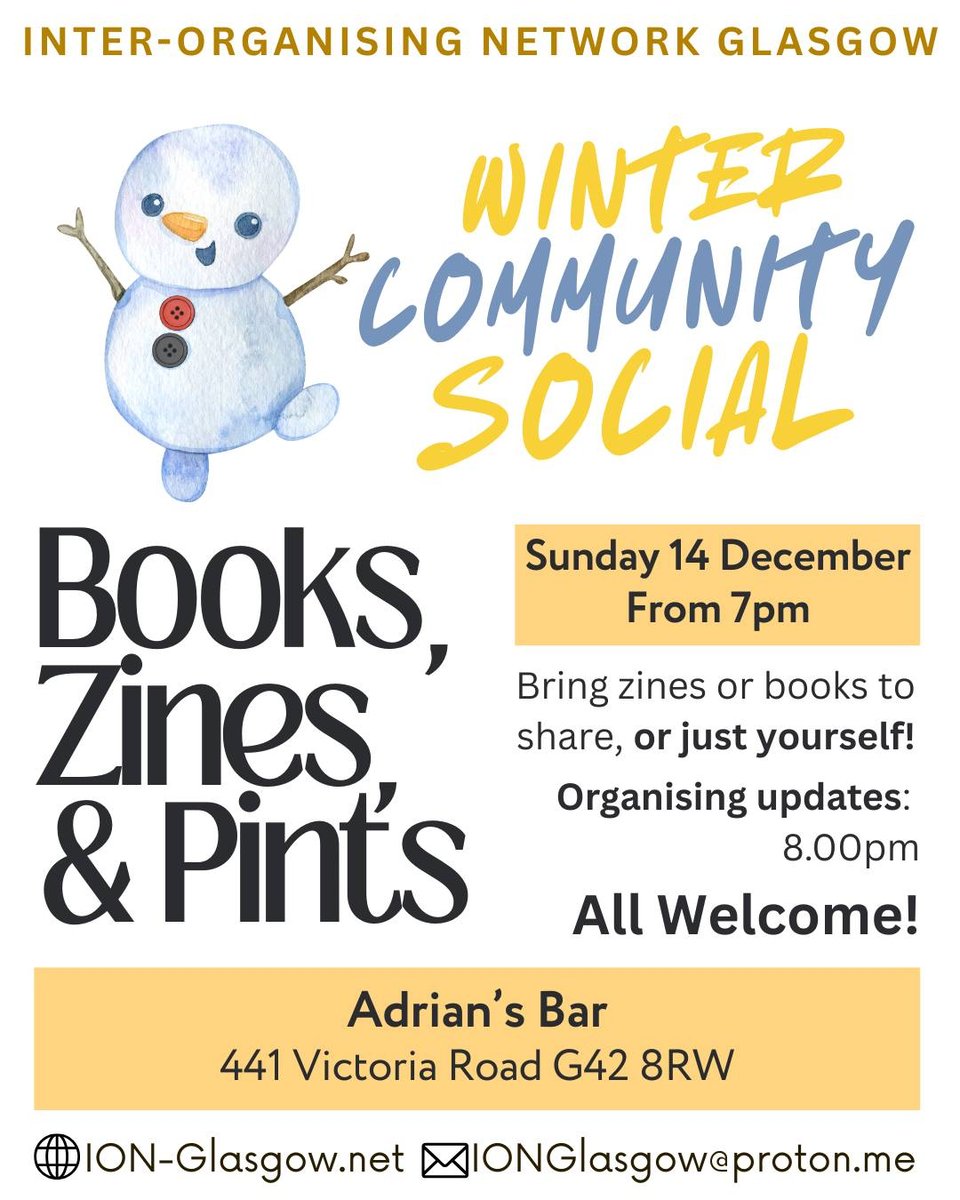 ION Glasgow December 14th Social