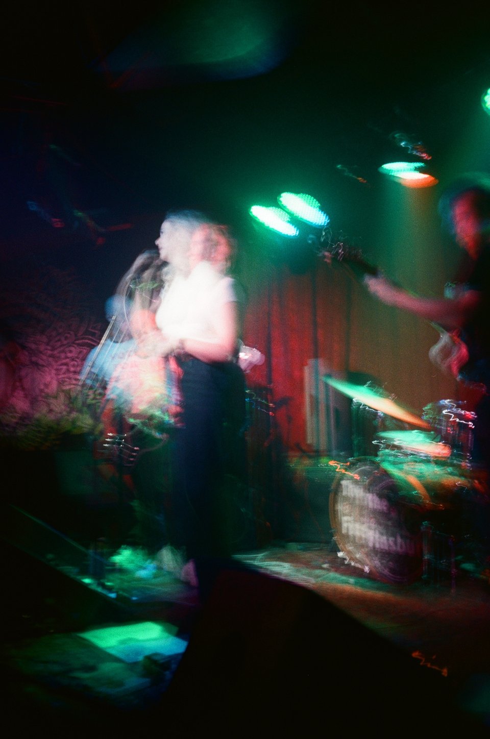 a band on stage