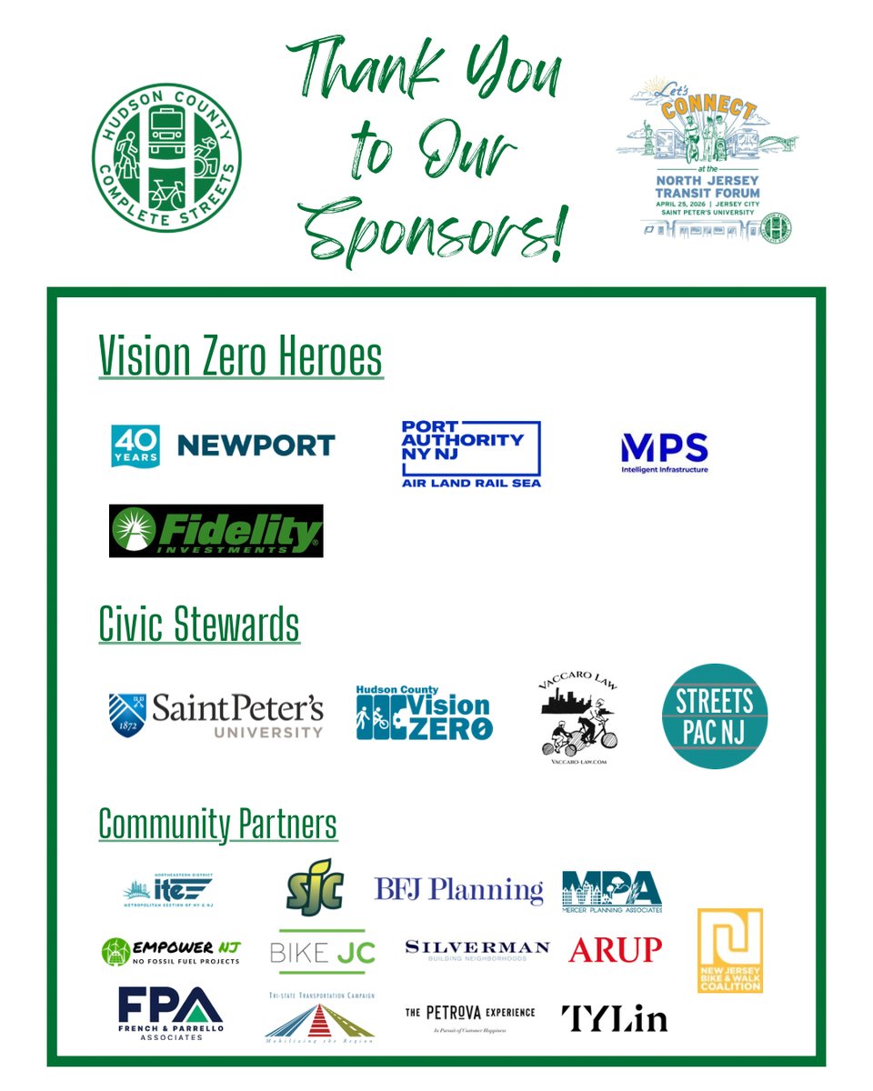 A table of logos of sponsors