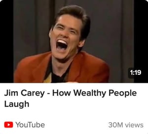 Jim Carey - How Wealthy People Laugh - YouTube