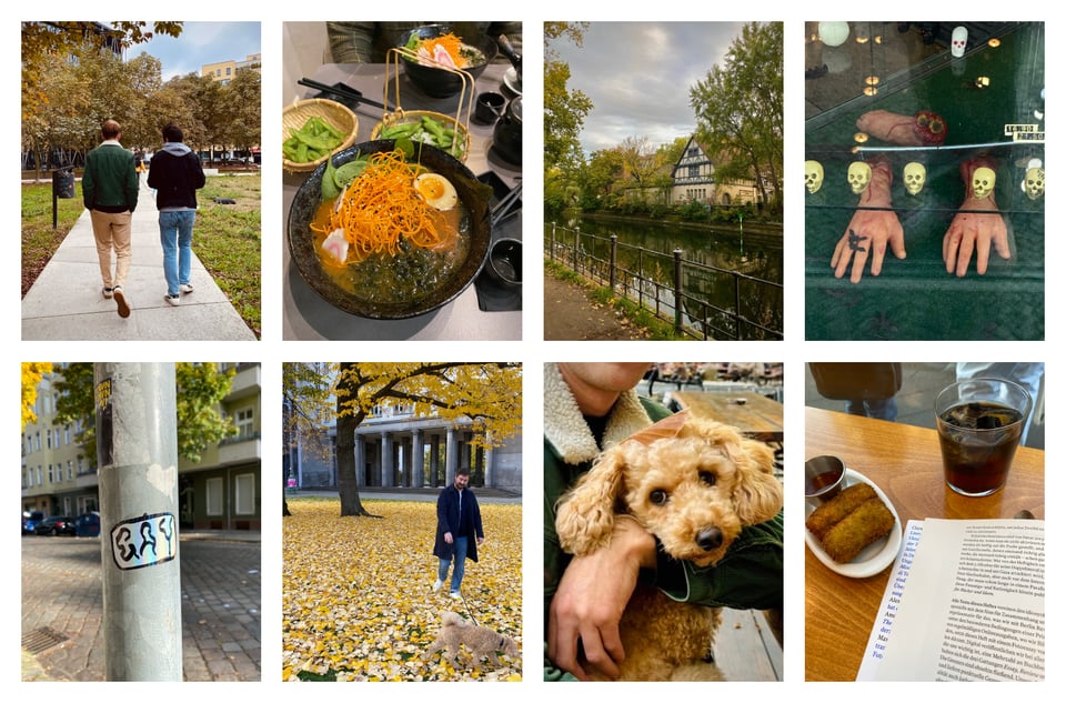 Foto-Collage aus dem Oktober