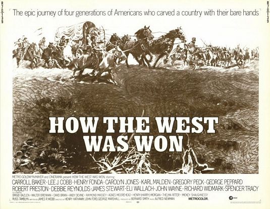 movie poster for How the West Was Won