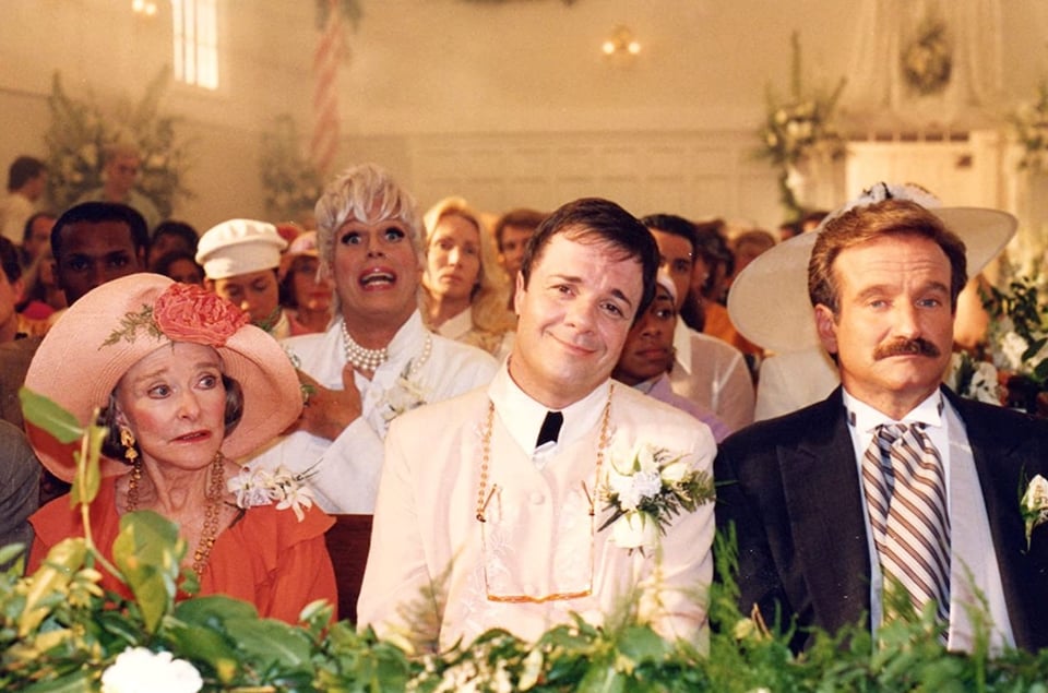 Still image from “The Birdcage.”