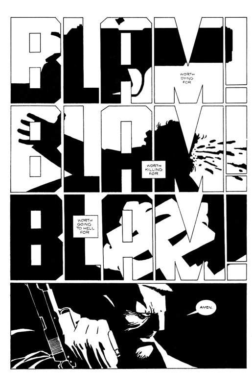 panel from sin city