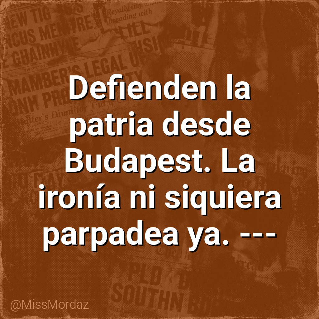 Los guardianes de la patria han aterrizado en Budapest a recibir instrucciones