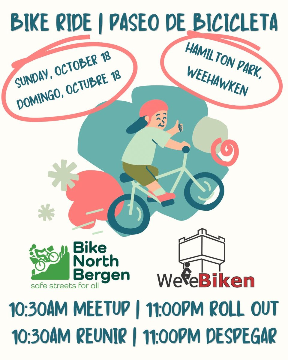 Final Bike Ride Moved to Sunday October 18