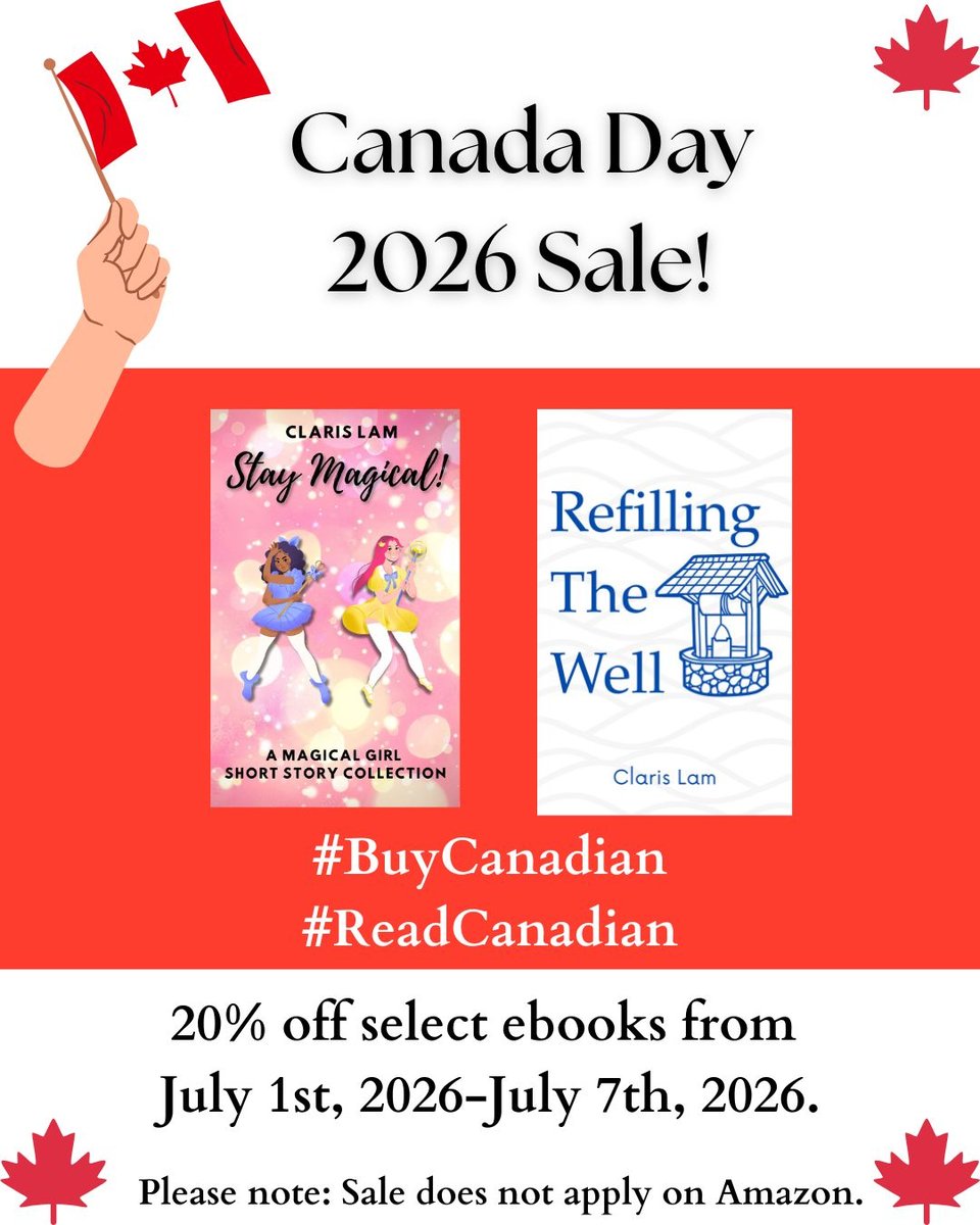 The 20% off CANADA DAY ends TONIGHT... 🍁