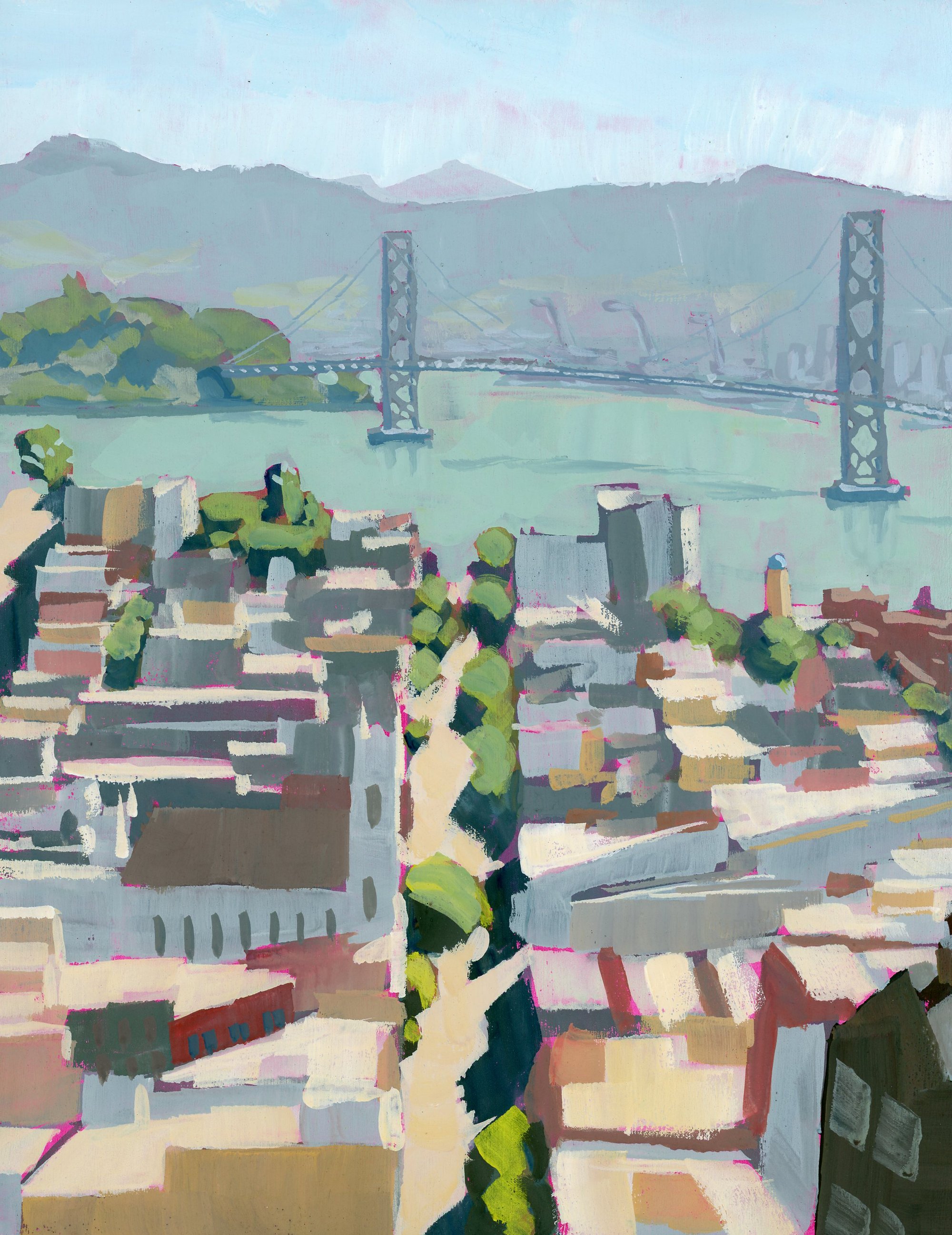When a painting answers the highest call, NYC trip, Morgan Hill Plein Air