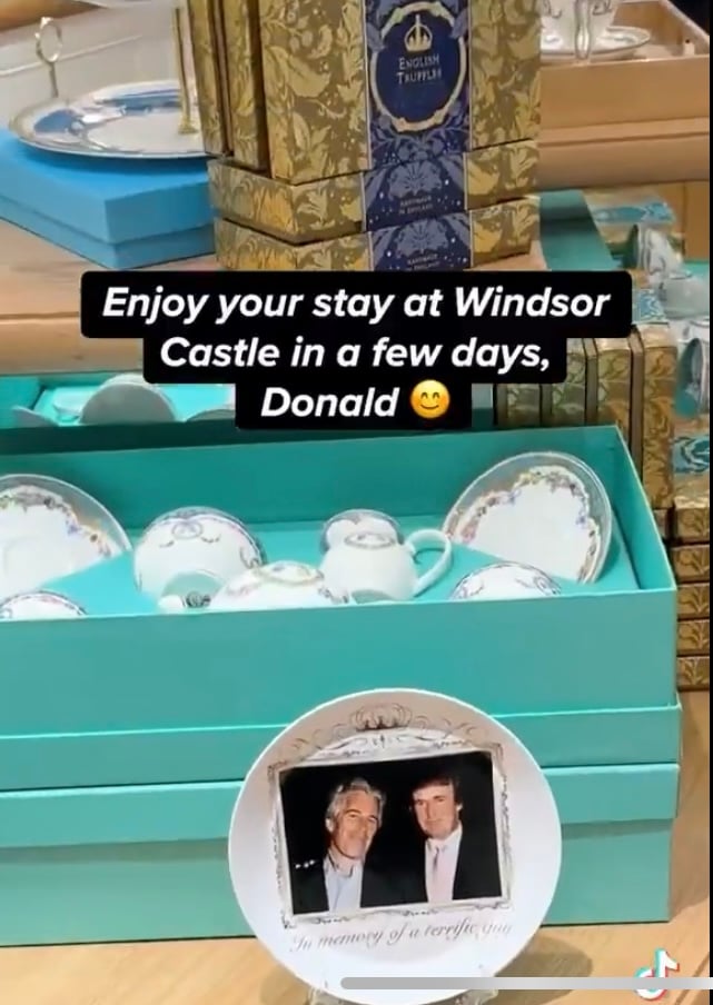 merchandise at Windsor Palace