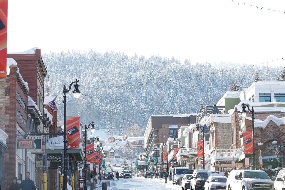A view of Main Street during the 2023 Sundance Film Festival.