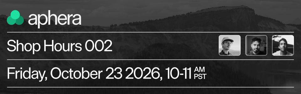 Banner image of Shop Hours with details.