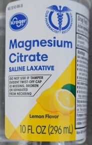 Magnesium Citrate Saline Laxative, "Lemon Flavor"