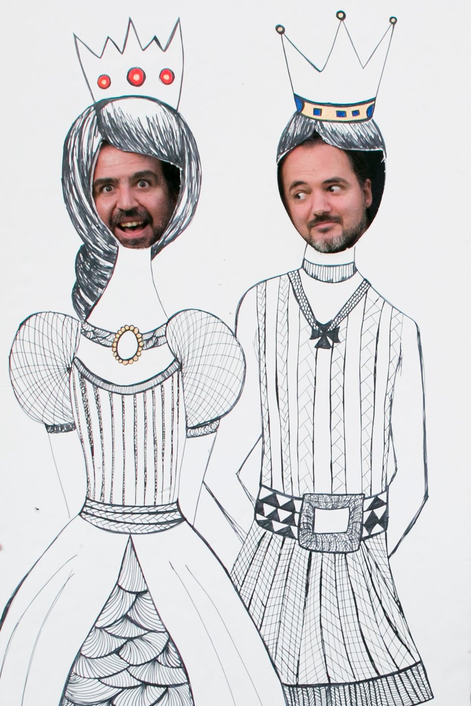 Mi amigo Pedro y yo haciendo el tonto.