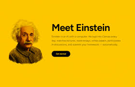 the landing page for Einstein, an AI app that will do all your work for you.