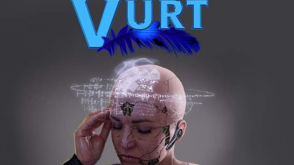 A hallucinogenic drug called "Vurt" allows users to enter virtual realities accessed through coloured feathers.