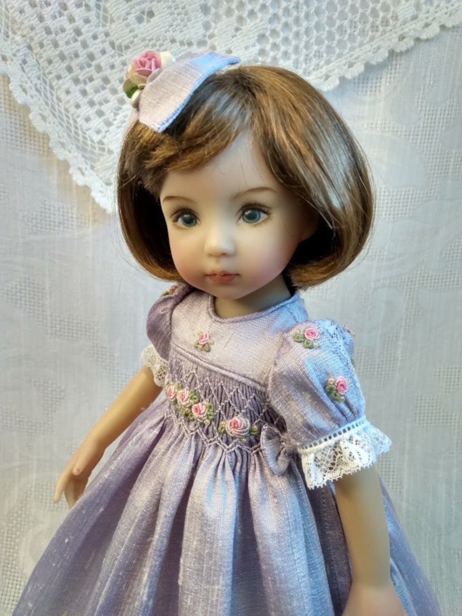 Silk doll dress