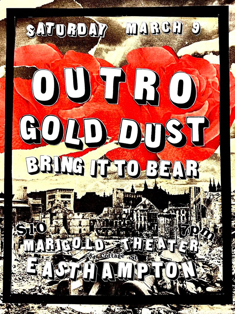 Outro tomorrow night at the Marigold!  