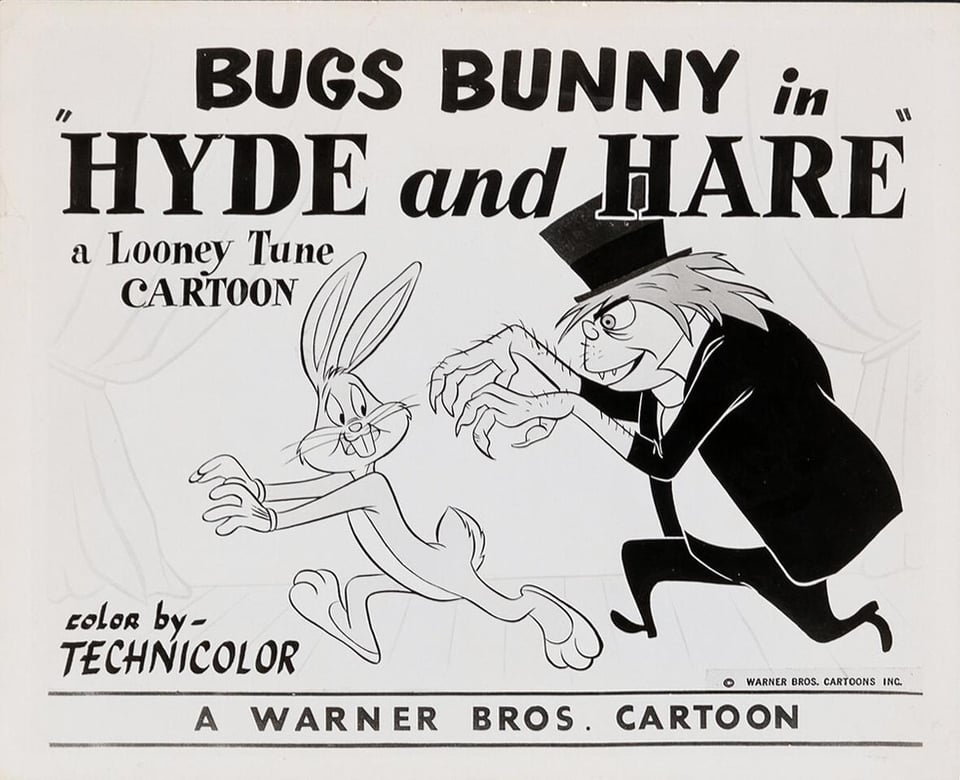 A rabbit is chased by Mr Hyde