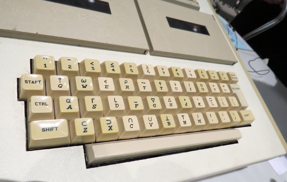 MCM/70's APL keyboard