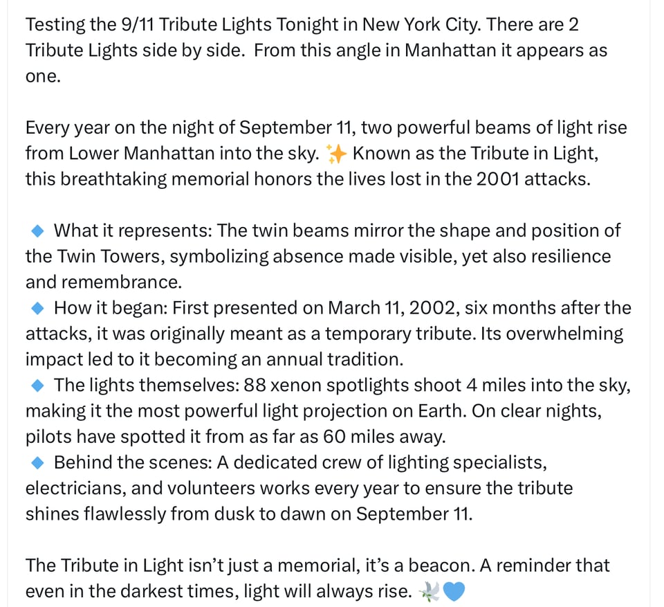 what the twin lights mean.