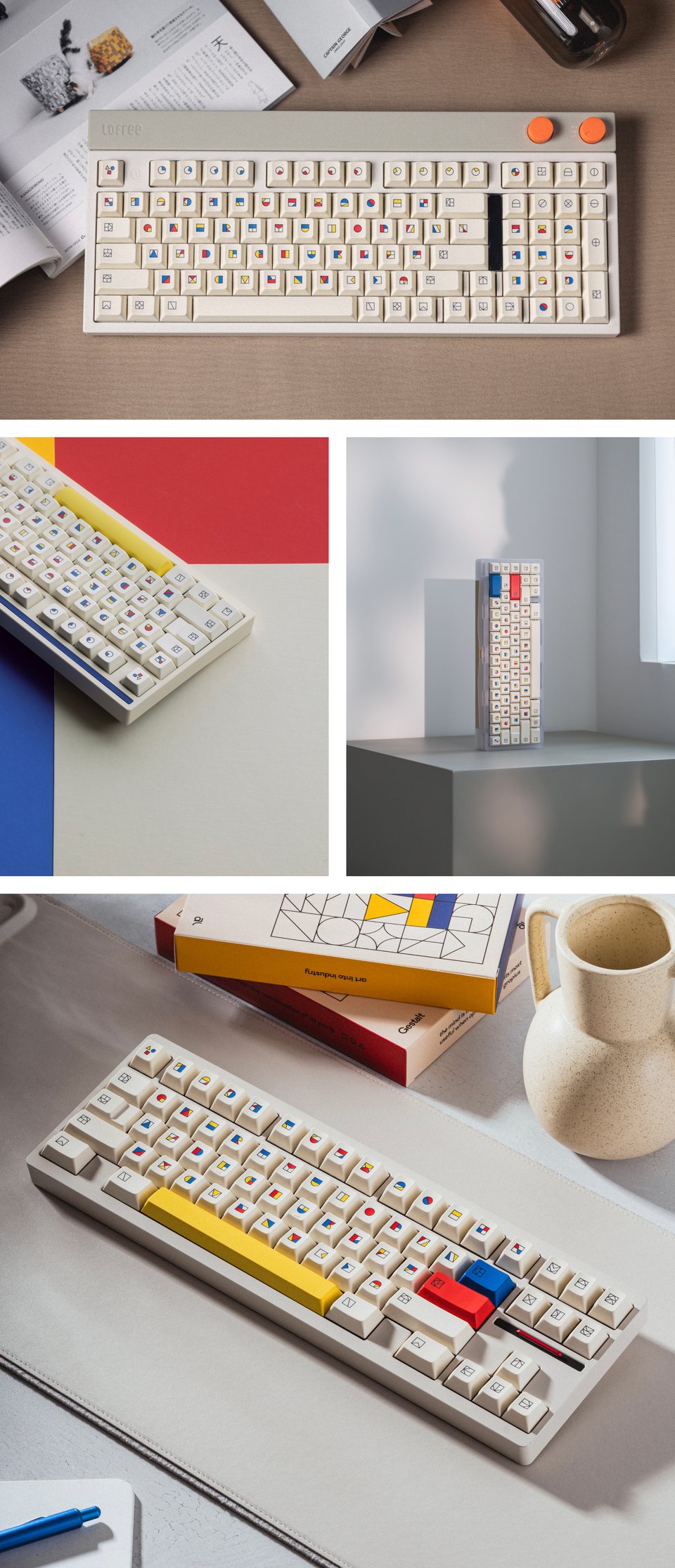 a collection of different types of keyboards