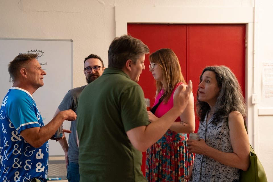 A slightly different group of people talking about type.