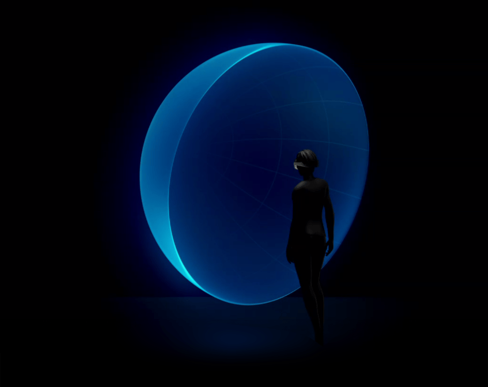 diagram from Apple's documentation of immersive experiences
