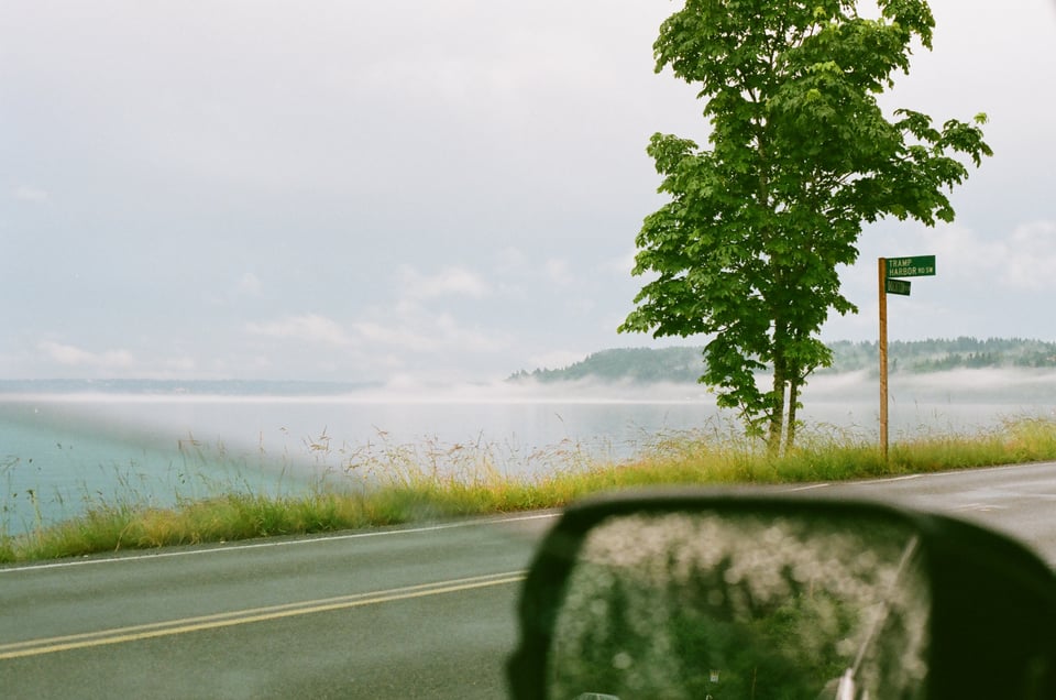 driving home on 35mm film