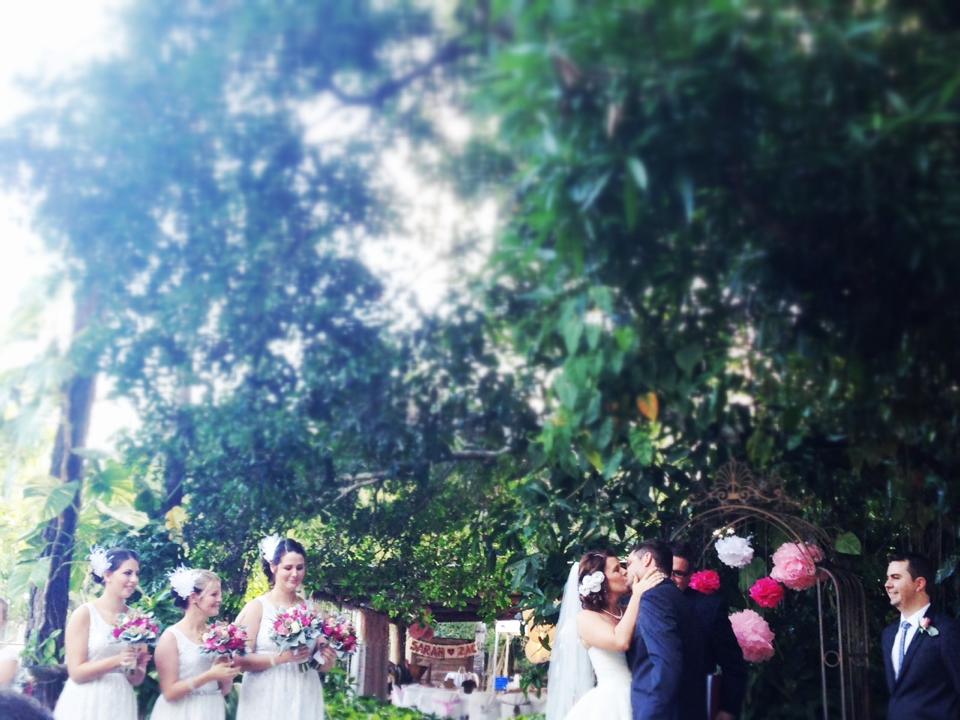 Zac and Sarah's wedding photo