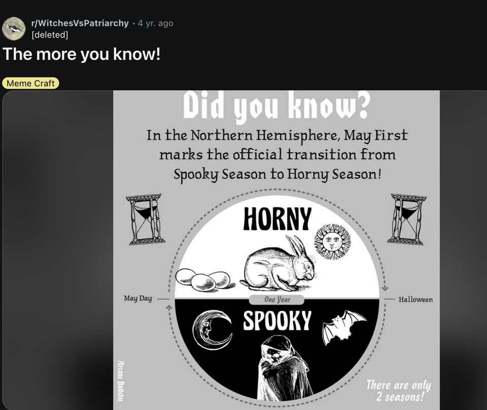 It's spooky season again! 