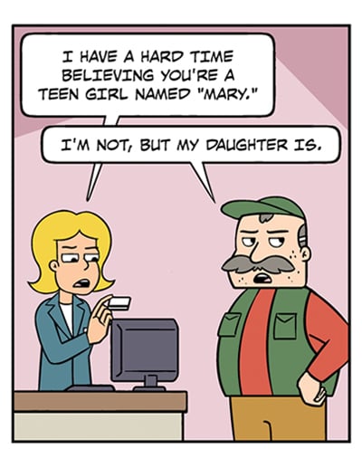 Library Comic: