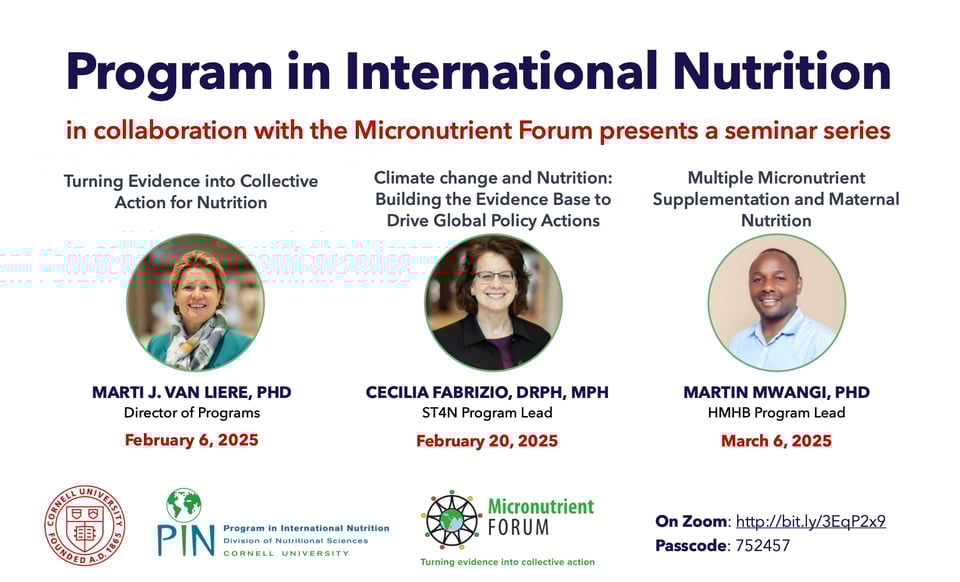 News from the Program in International Nutrition, Cornell University | Issue #64