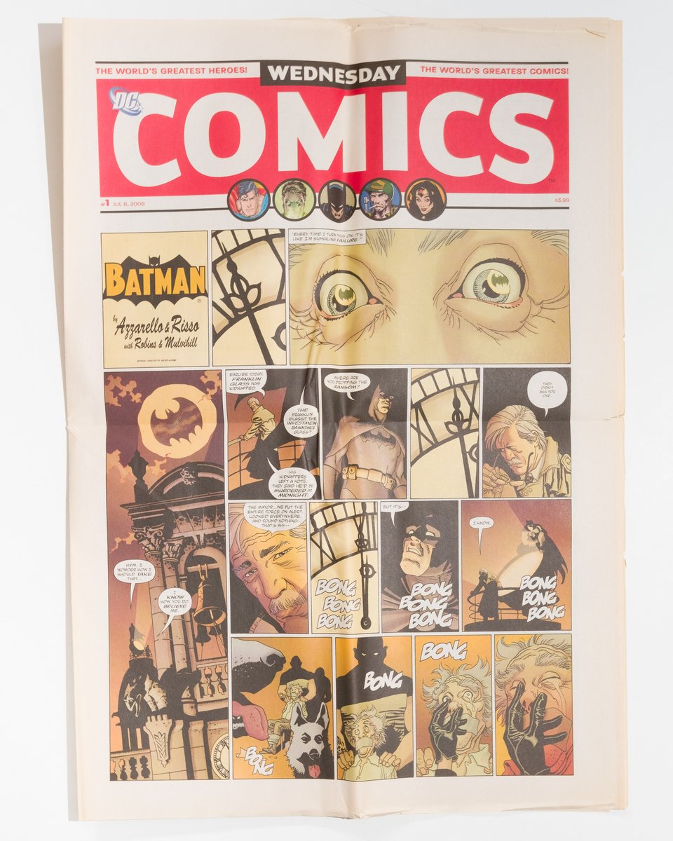 a page of Batman from Wednesday Comics